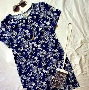 Floral tshirt dress